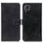 Mobigear Croco Housse POCO M5 Etui Porte-Monnaie - Noir