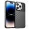Mobigear Groove Coque iPhone 15 Pro Coque arrière en TPU Souple - Noir