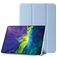 Mobigear Tri-Fold Gel Coque iPad 11 (2025) Etui en TPU,Similicuir - Bleu