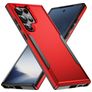 Mobigear Heavy Armor Coque Samsung Galaxy S24 Ultra Coque arrière Rigide Anti-Chocs - Rouge