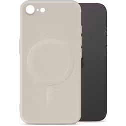 My Style Protective Flex Coque iPhone 7 MagSafe Coque arrière en TPU Souple - Antique White