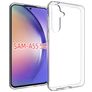 Mobigear Basics Coque Transparente Samsung Galaxy A55 Coque arrière en TPU Souple - Transparent