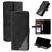 Mobigear Rhombus Housse iPhone 12 Pro Etui Porte-Monnaie - Noir