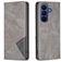 Mobigear Rhombus Slim Housse Samsung Galaxy S26 Etui - Gris