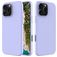 Mobigear Rubber Touch Coque iPhone 16 Pro Coque arrière en Silicone - Violet