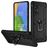 Mobigear Armor Ring Coque Samsung Galaxy A73 Coque arrière Rigide Anti-Chocs avec Anneau-Support - Noir