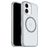 Otterbox React Coque Transparente iPhone 17 MagSafe Coque arrière Rigide Anti-Chocs - Transparent