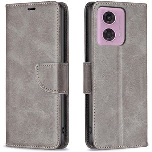 Mobigear Excellent Housse Motorola Moto E14 Etui Porte-Monnaie - Gris