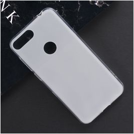 Mobigear Colors Coque Alcatel 1S (2019) Coque arrière en TPU Souple - Blanc