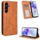 Mobigear Sensation Housse Samsung Galaxy A35 Etui Porte-Monnaie - Marron