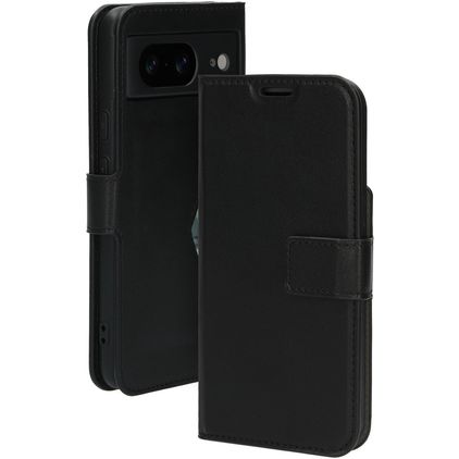 Mobiparts Classic Wallet Housse Google Pixel 8 Etui Porte-Monnaie - Noir
