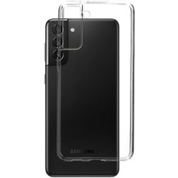 Mobiparts Classic Coque Transparente Samsung Galaxy S21 Plus Coque arrière en TPU Souple - Transparent