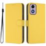 Mobigear Urban Wallet Housse Motorola Moto G04 Etui Porte-Monnaie - Jaune