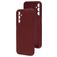 Mobiparts Coque Samsung Galaxy A14 Coque arrière en Silicone - Plum Red