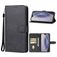 Mobigear Wallet Housse iPhone 16 Pro Etui Porte-Monnaie - Noir