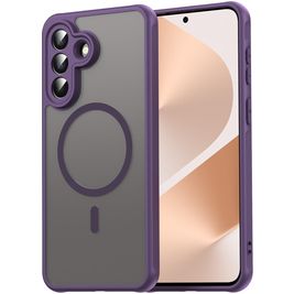 Mobigear Shockproof Coque Samsung Galaxy A57 MagSafe Coque arrière Rigide - Violet