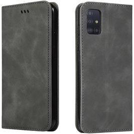 Mobigear Retro Slim Housse Samsung Galaxy A51 Etui - Gris
