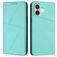 Mobigear Frosted Flip Housse iPhone 17 Etui Porte-Monnaie - Bleu