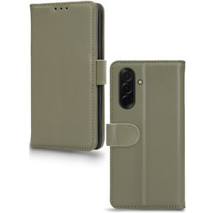 Mobilize Premium Gelly Wallet Housse Samsung Galaxy A57 Etui Porte-Monnaie - Vert