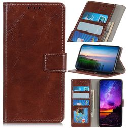 Mobigear Basic Housse Samsung Galaxy A20e Etui Porte-Monnaie - Marron