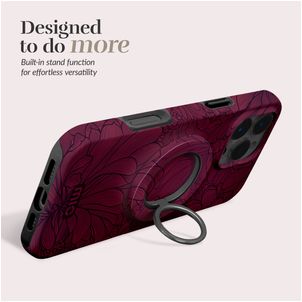 MIO Holder MagSafe Bague téléphone - Berry Blooms Universel