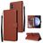Mobigear Wallet Housse Samsung Galaxy S25 FE Etui Porte-Monnaie - Marron