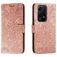 Mobigear Flowers Housse HONOR 200 Lite Etui Porte-Monnaie - Rose doré