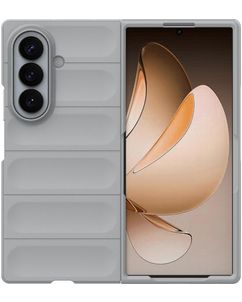 Mobigear Bumpy Coque Samsung Galaxy Z Fold 8 Ultra Coque arrière en TPU Souple - Gris