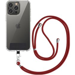 Mobigear Lanyard - Cordon de téléphone universel ajustable - Rouge