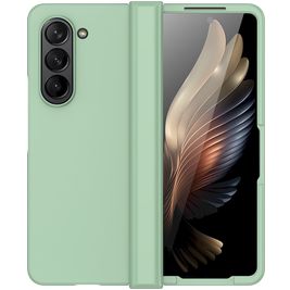 Mobigear Colors Coque Samsung Galaxy Z Fold 5 Coque arrière en TPU Souple - Menthe