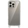 Mobigear Bungy iPhone 16 Pro Max Plastique rigide Coque arrière - Argent