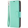 Mobigear Excellent Housse Samsung Galaxy A12 Etui Porte-Monnaie - Turquoise