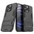 Mobigear Armor Stand Coque iPhone 13 Pro Coque arrière Rigide Anti-Chocs avec Support Amovible - Noir