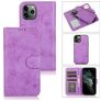 Mobigear Wallet Housse iPhone 12 Mini Etui avec Coque Détachable Porte-Monnaie - Violet