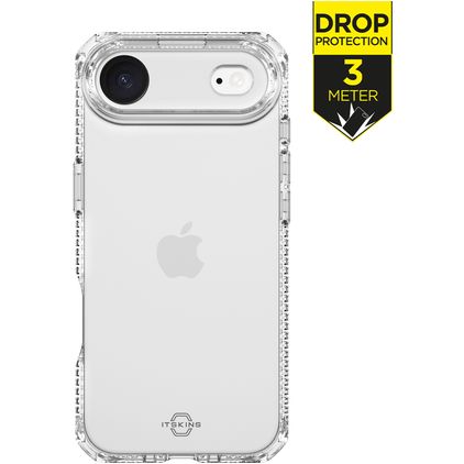ITSKINS Level 2 SpectrumClear R Coque Transparente iPhone Air Coque arrière en TPU Souple Anti-Chocs - Transparent