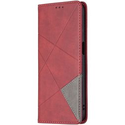 Mobigear Rhombus Slim Housse Realme 8 5G Etui - Rouge