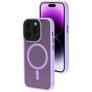 Mobiparts Hardcover Coque iPhone 14 Pro MagSafe Coque arrière Rigide - Satin Lila