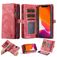 Caseme 008 Housse iPhone 11 Pro Max Etui avec Coque Détachable Porte-Monnaie - Rouge