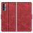 Mobigear Slim Magnet Housse TCL 20 5G Etui Porte-Monnaie - Rouge