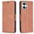 Mobigear Excellent Housse iPhone 17 Etui Porte-Monnaie - Marron