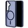 Mobiparts Hardcover Coque Samsung Galaxy S25 MagSafe Coque arrière Rigide - Satin Blue