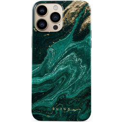 Burga Tough Coque iPhone 14 Pro Coque arrière Rigide Anti-Chocs - Emerald Pool