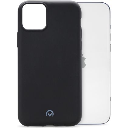 Mobilize Gelly Coque iPhone 12 Pro Max Coque arrière en TPU Souple - Noir