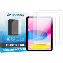Mobigear iPad 10 (2022) Protection d'écran Film - Compatible Coque (Lot de 3)