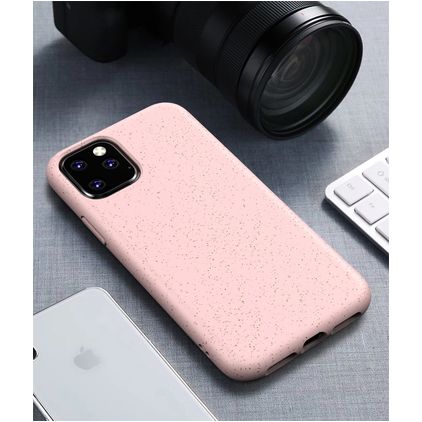 Mobigear Bio Coque iPhone 11 Coque arrière en Eco-Friendly - Rose