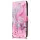 Mobigear Marble Housse iPhone 8 Plus Etui Porte-Monnaie - Rose