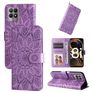 Mobigear Sunflower Housse Realme Narzo 50 4G Etui Porte-Monnaie - Violet