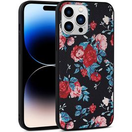 Mobigear Flowers Coque iPhone 14 Pro Coque arrière Rigide - Model 2