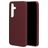 Mobiparts Coque Samsung Galaxy S25 Coque arrière en Silicone - Plum Red