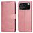 Mobigear Wallet Housse iPhone 17 Pro Etui Porte-Monnaie - Rose doré